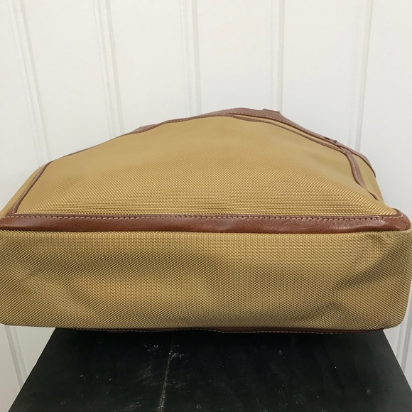 Etienne Aigner shoulder bag purse tan with brown - Picture 6 of 8